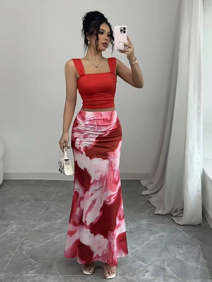 SANEPI Women Two Piece Dress