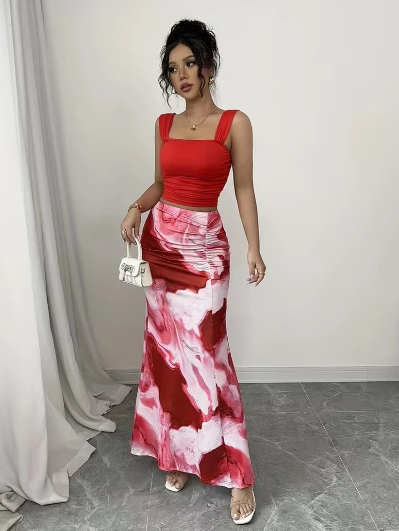 SANEPI Women Two Piece Dress
