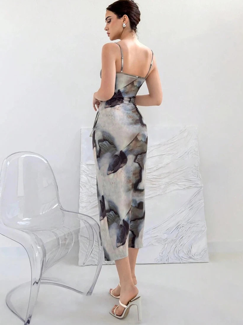 TANDUL Women Bodycon Multicolor Midi