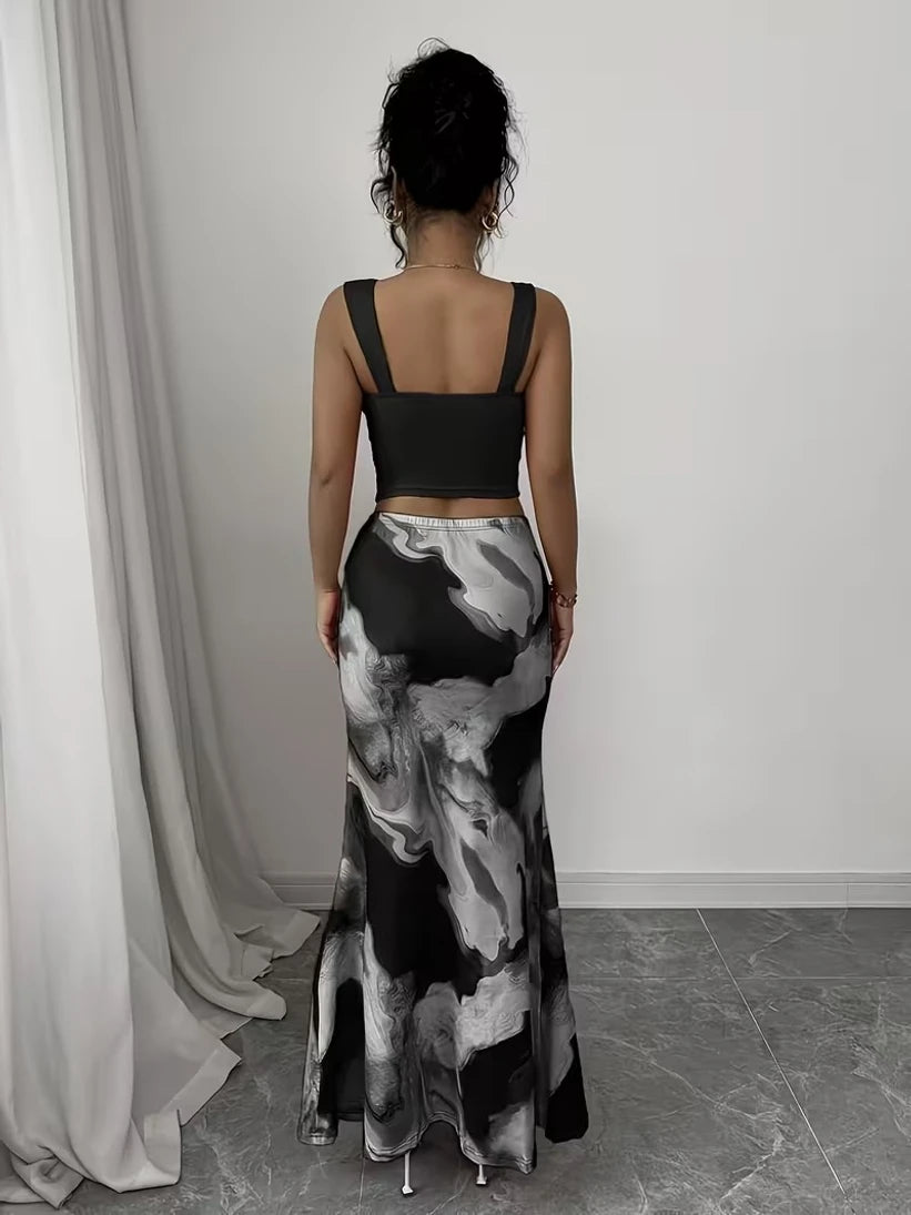 SANEPI Women Two Piece Dress